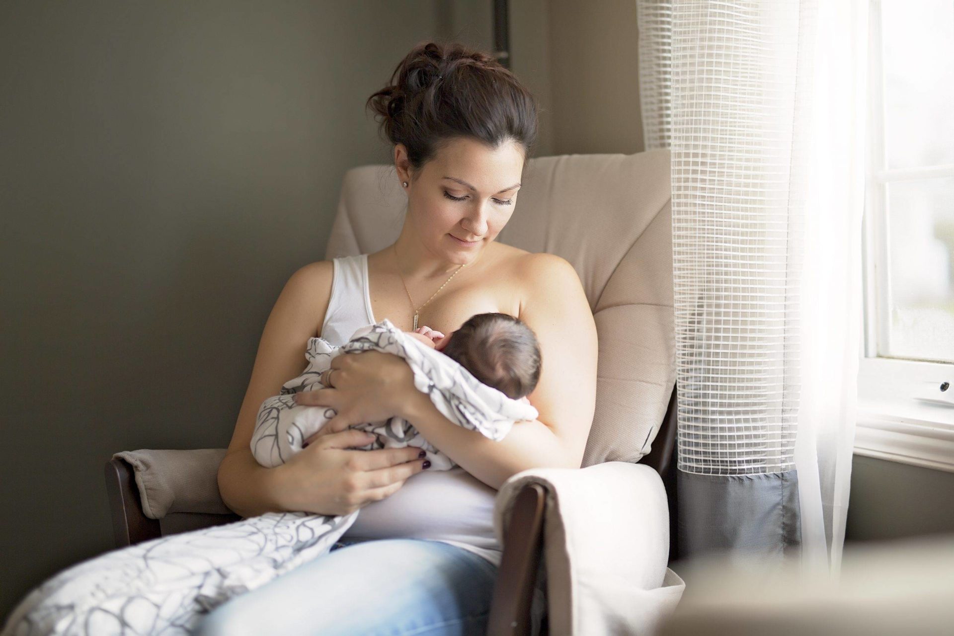 When breastfeeding