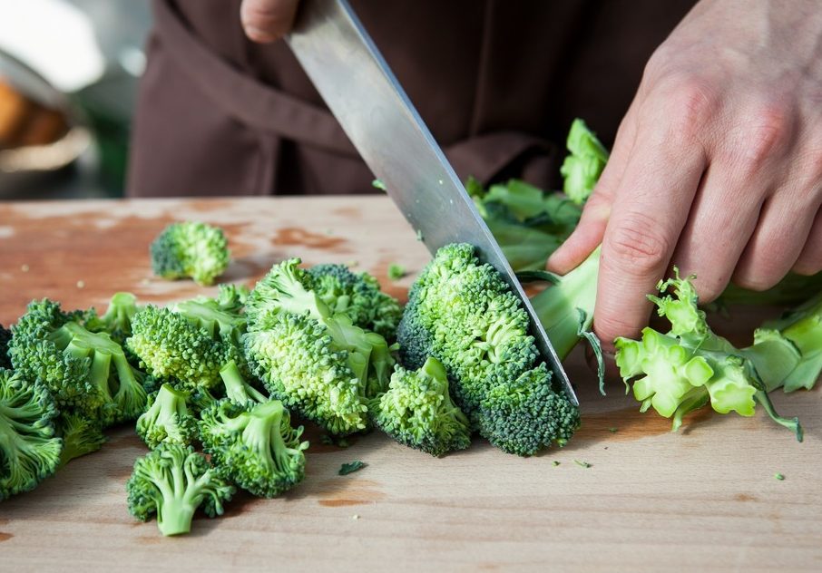 Sliced broccoli